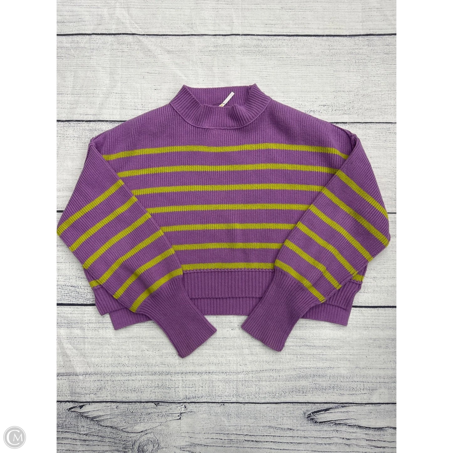 Sweater By Free People In Purple, Size: Xs