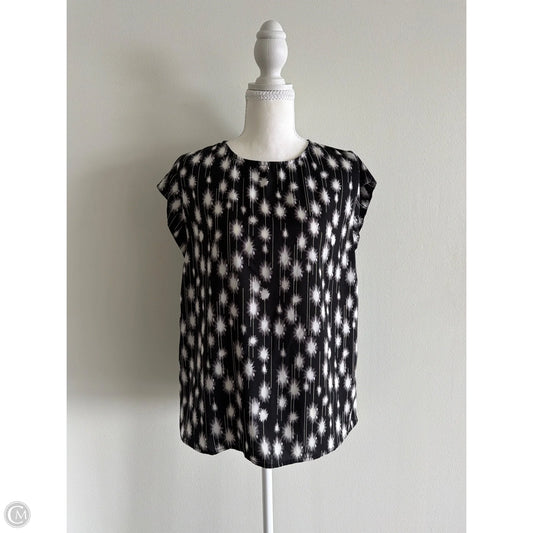 Top Sleeveless By Halogen In Black, Size: S
