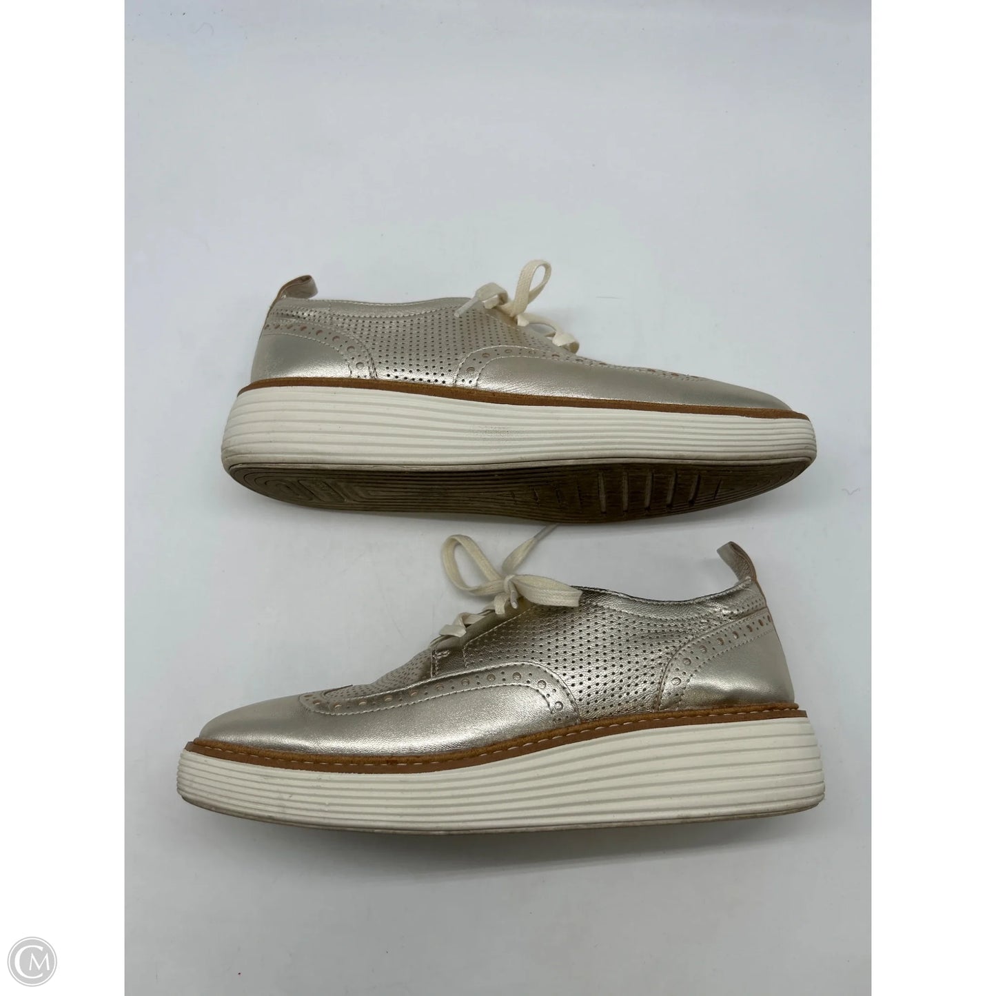 Shoes Flats By Cole-haan In Gold, Size: 6.5
