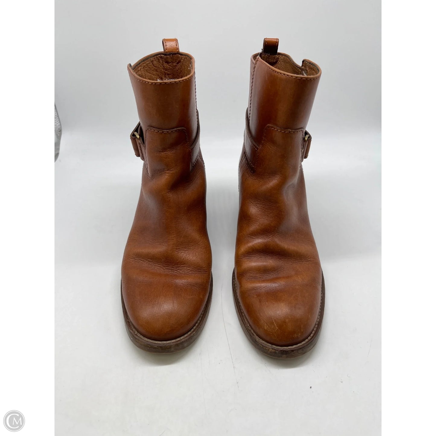 Boots Ankle Heels By J. Crew In Brown, Size: 8