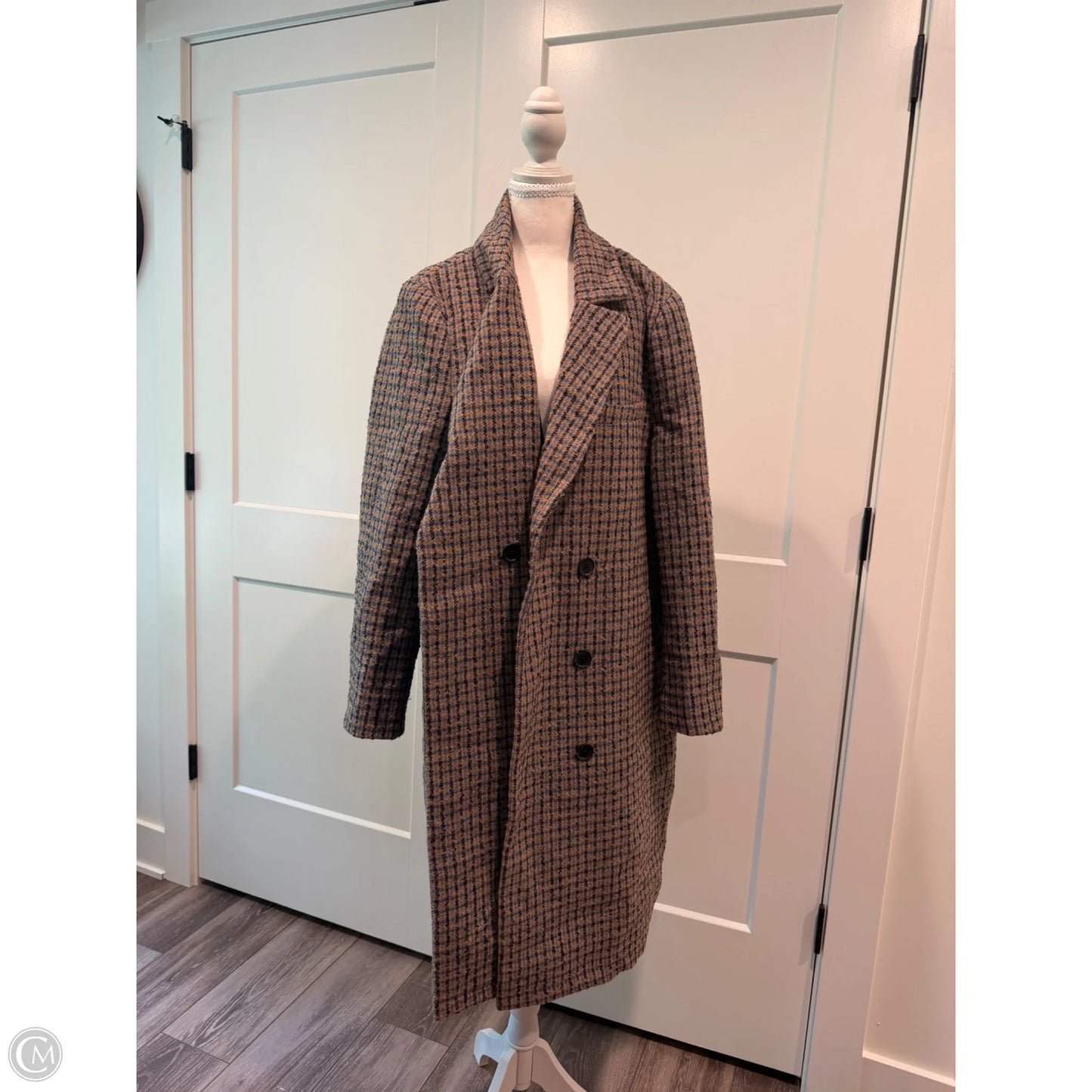 Coat Other By Cmb In Plaid Pattern, Size: Xl