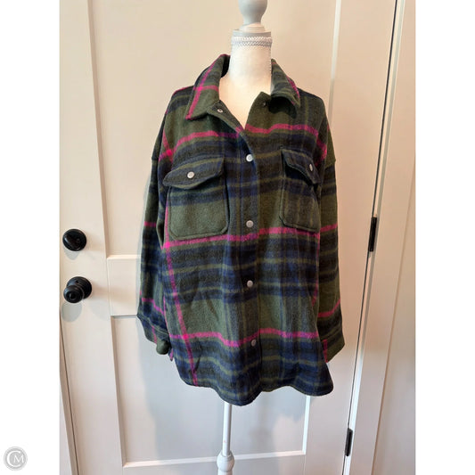 Jacket Shirt By Sonoma In Green, Size: Xl