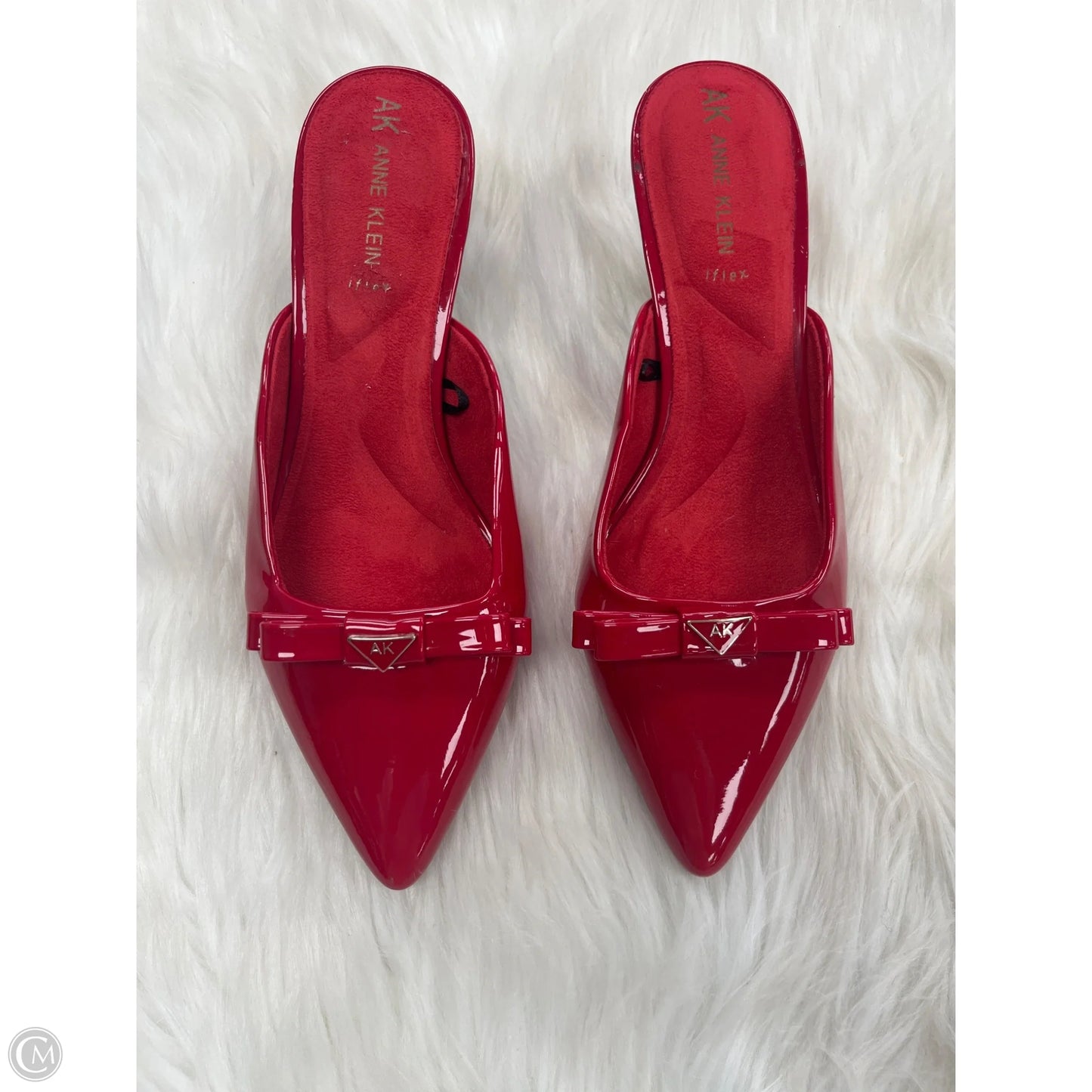 Shoes Heels Kitten By Anne Klein In Red, Size: 5.5