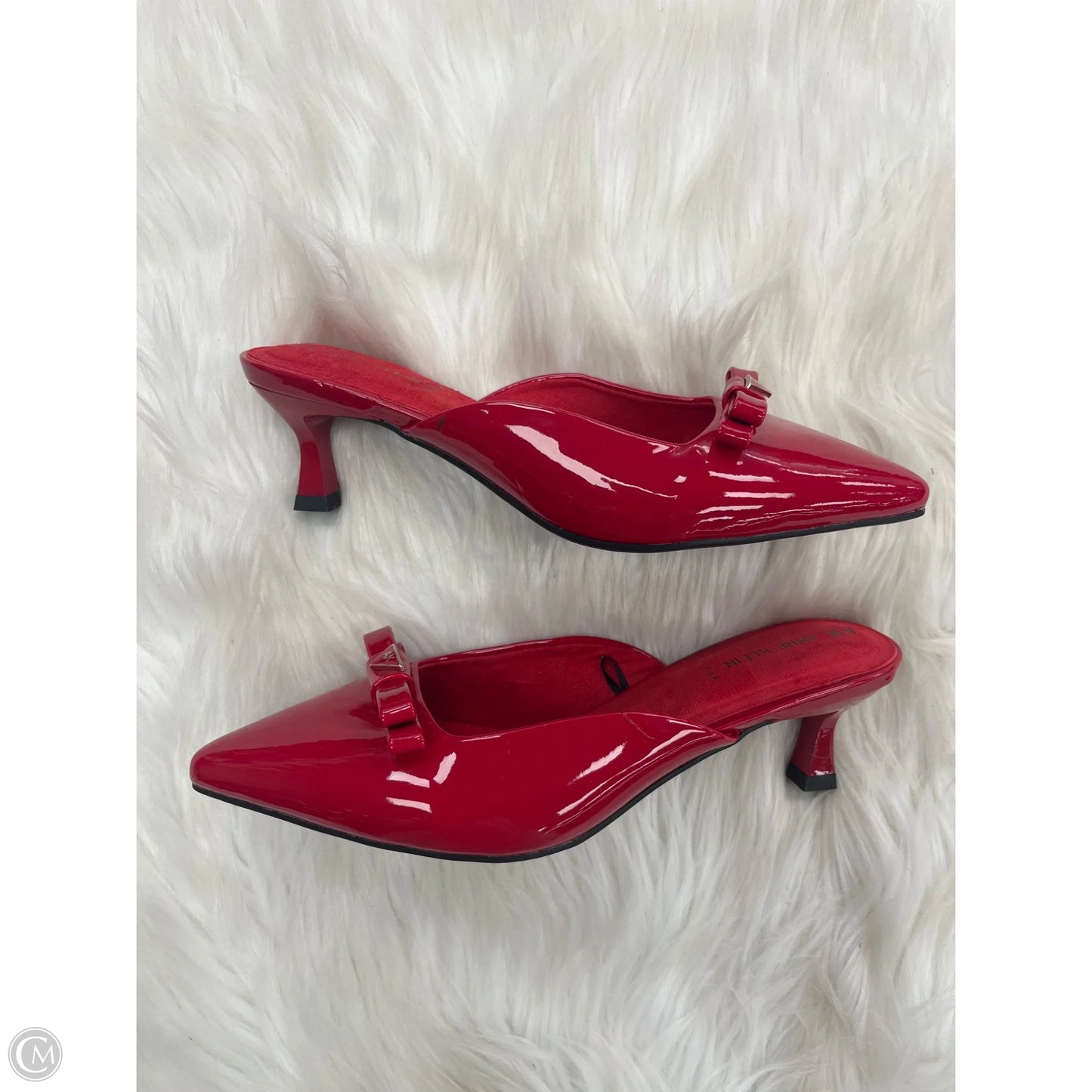 Shoes Heels Kitten By Anne Klein In Red, Size: 5.5
