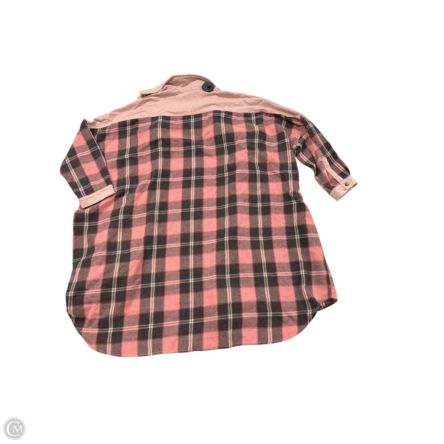 Tunic Long Sleeve By White Birch In Pink, Size: L