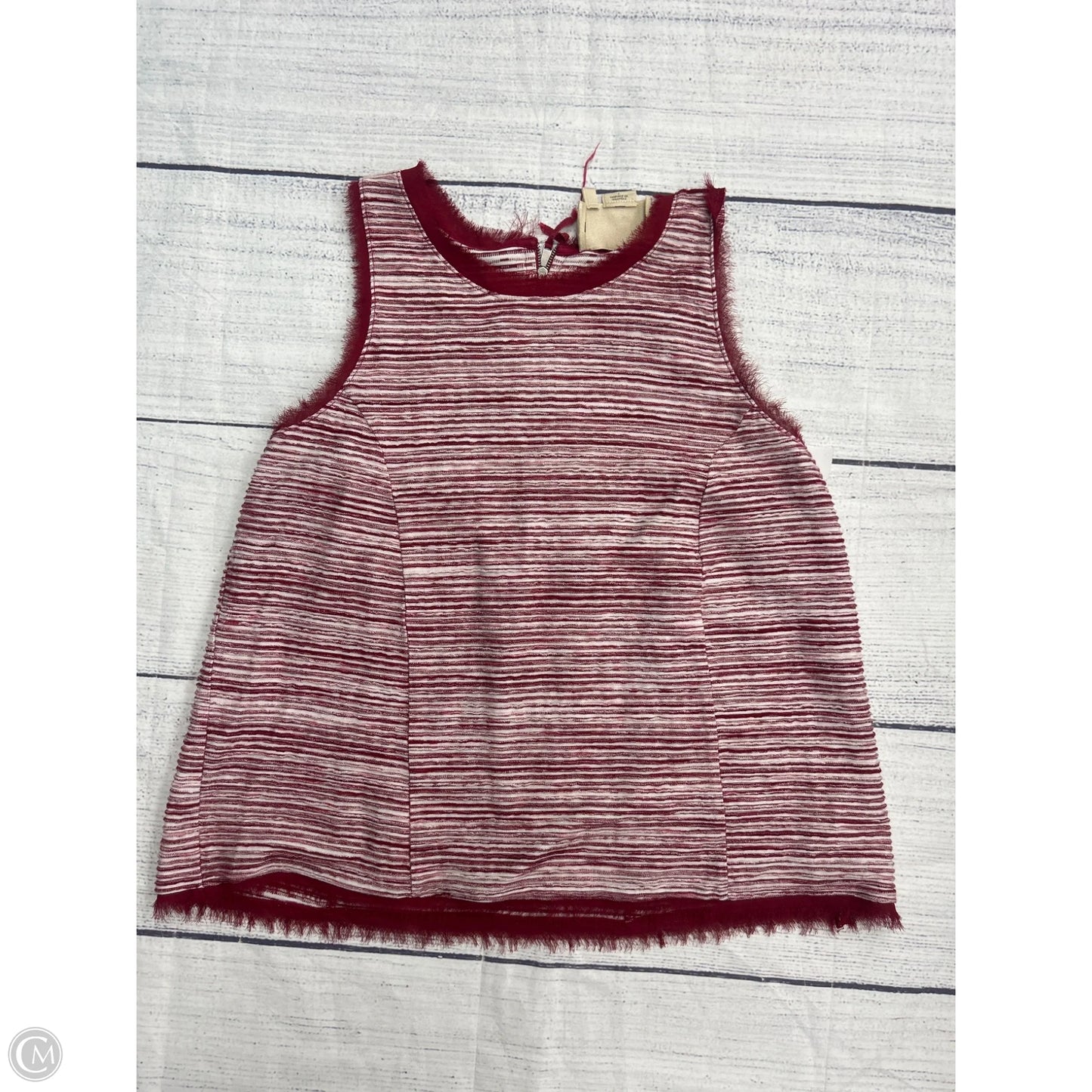 Tank Top By Anthropologie In Red, Size: M