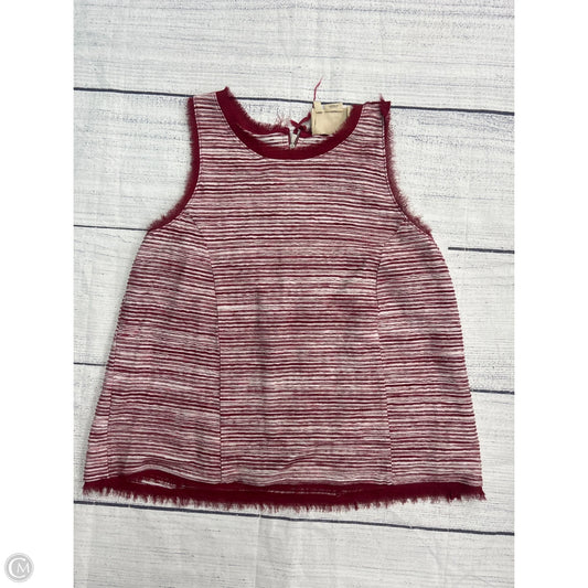 Tank Top By Anthropologie In Red, Size: M