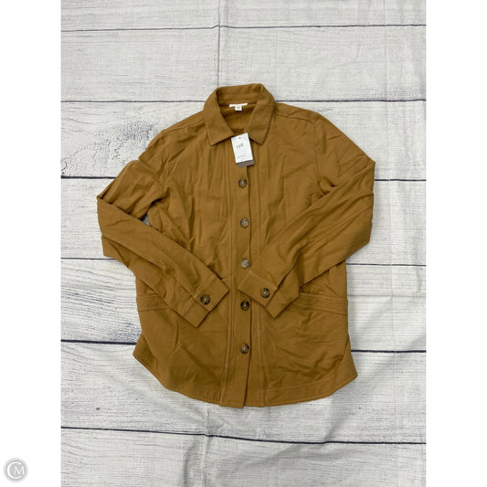 Jacket Shirt By J. Jill In Tan, Size: Xs