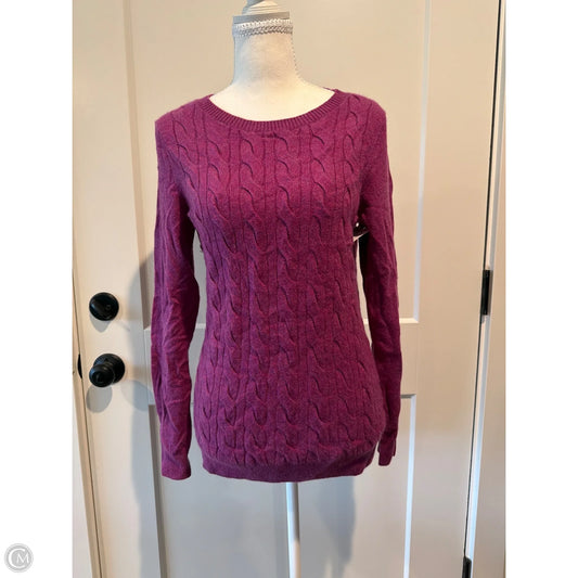 Sweater By Talbots In Purple, Size: M