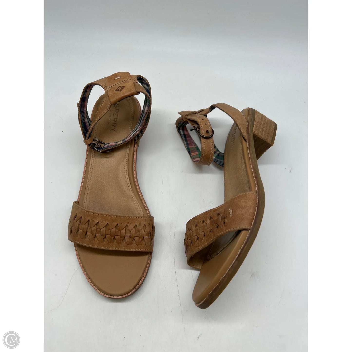 Sandals Heels Block By Sperry In Tan, Size: 9