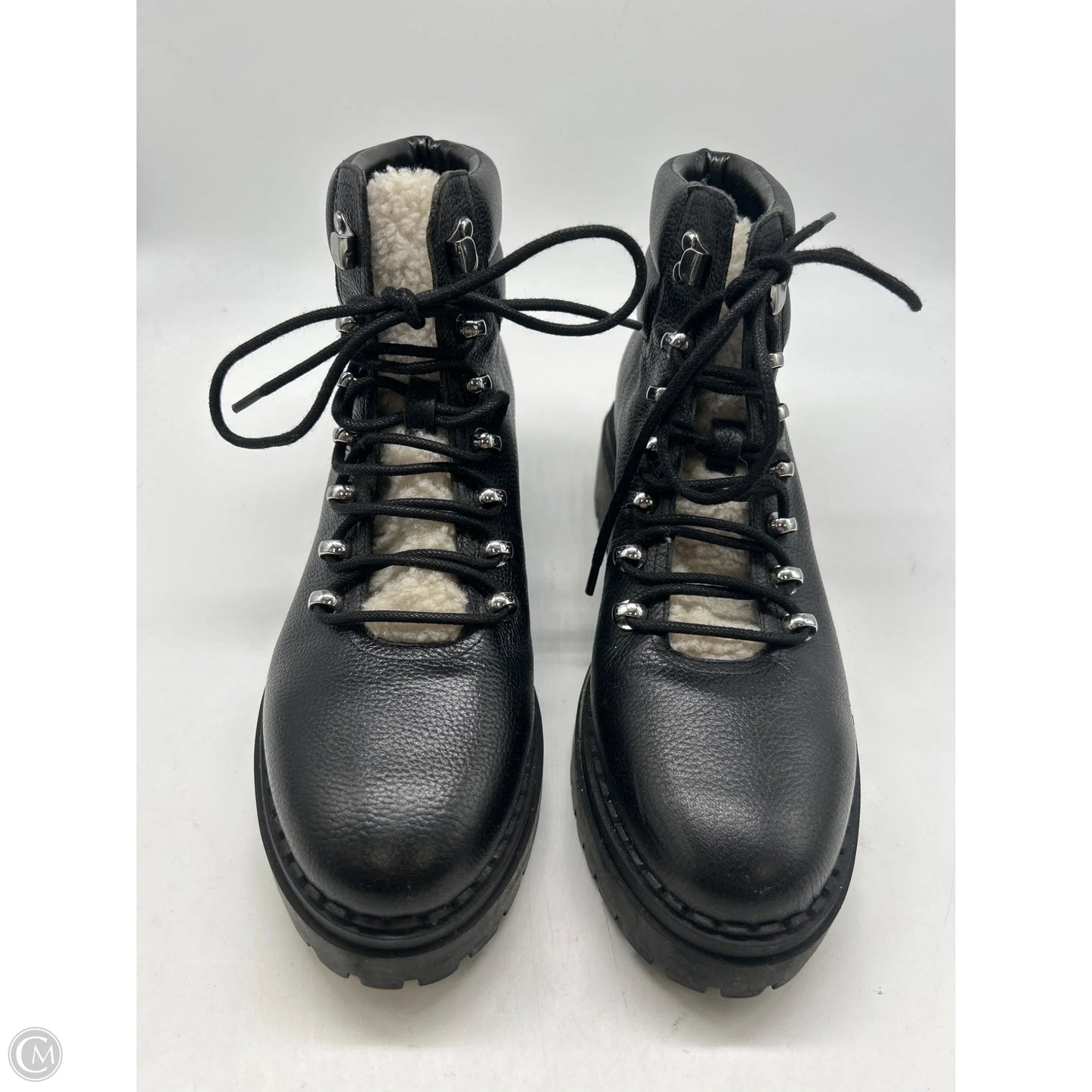 Boots Ankle Heels By Marc Fisher In Black, Size: 9.5
