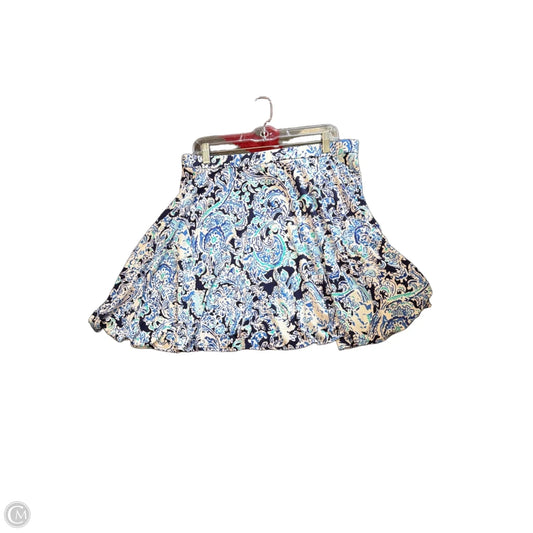 Skirt Mini & Short By Cynthia Rowley In Blue, Size: Xl