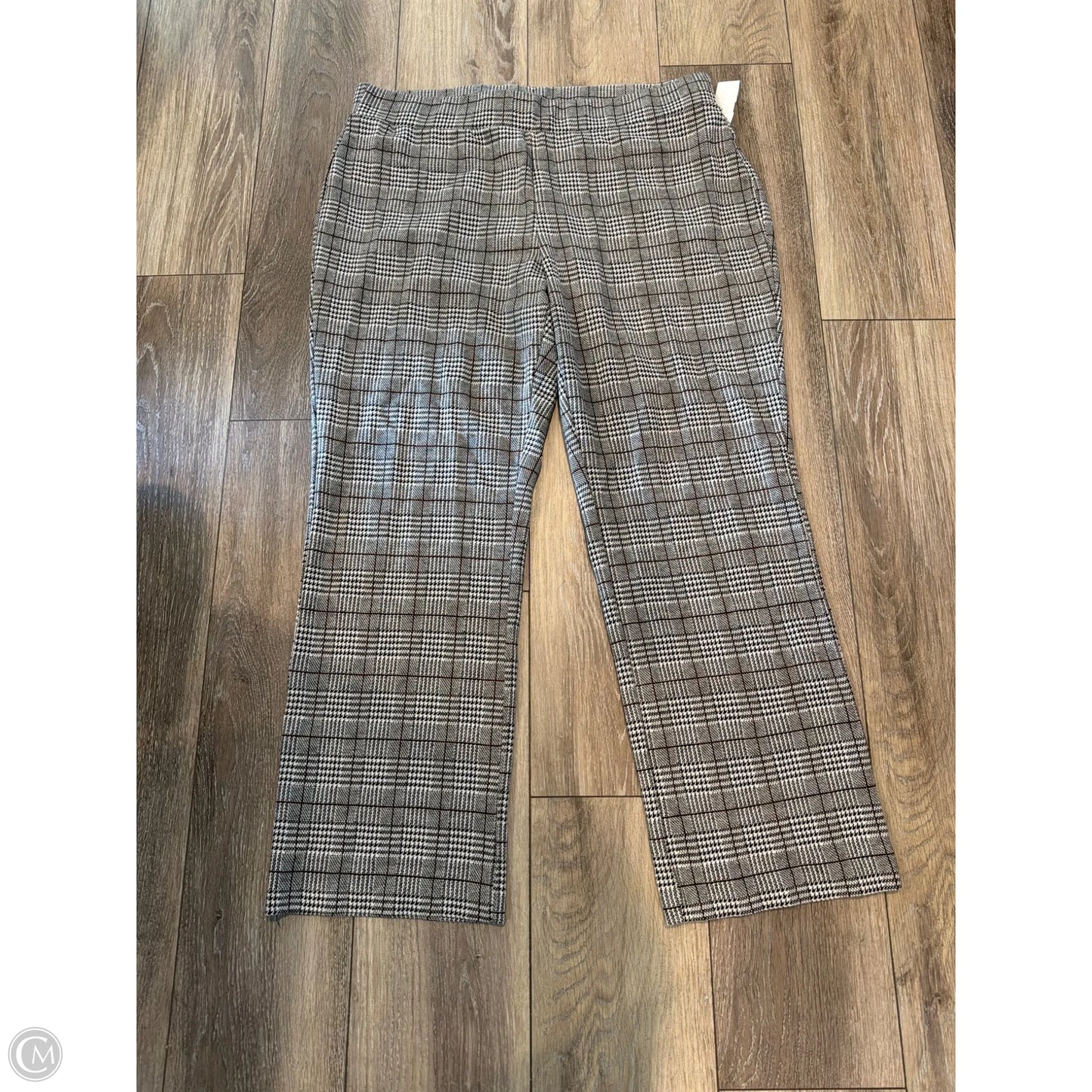 Pants Wide Leg By Time And Tru In Plaid Pattern, Size: 22