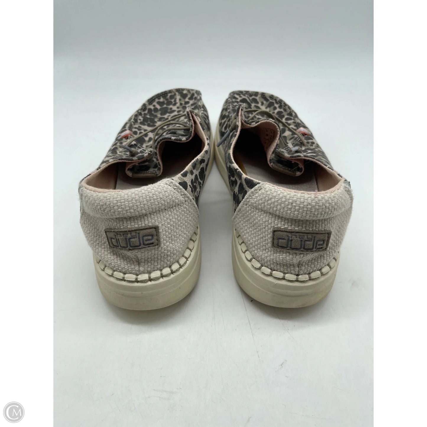Shoes Flats By Hey Dude In Animal Print, Size: 10