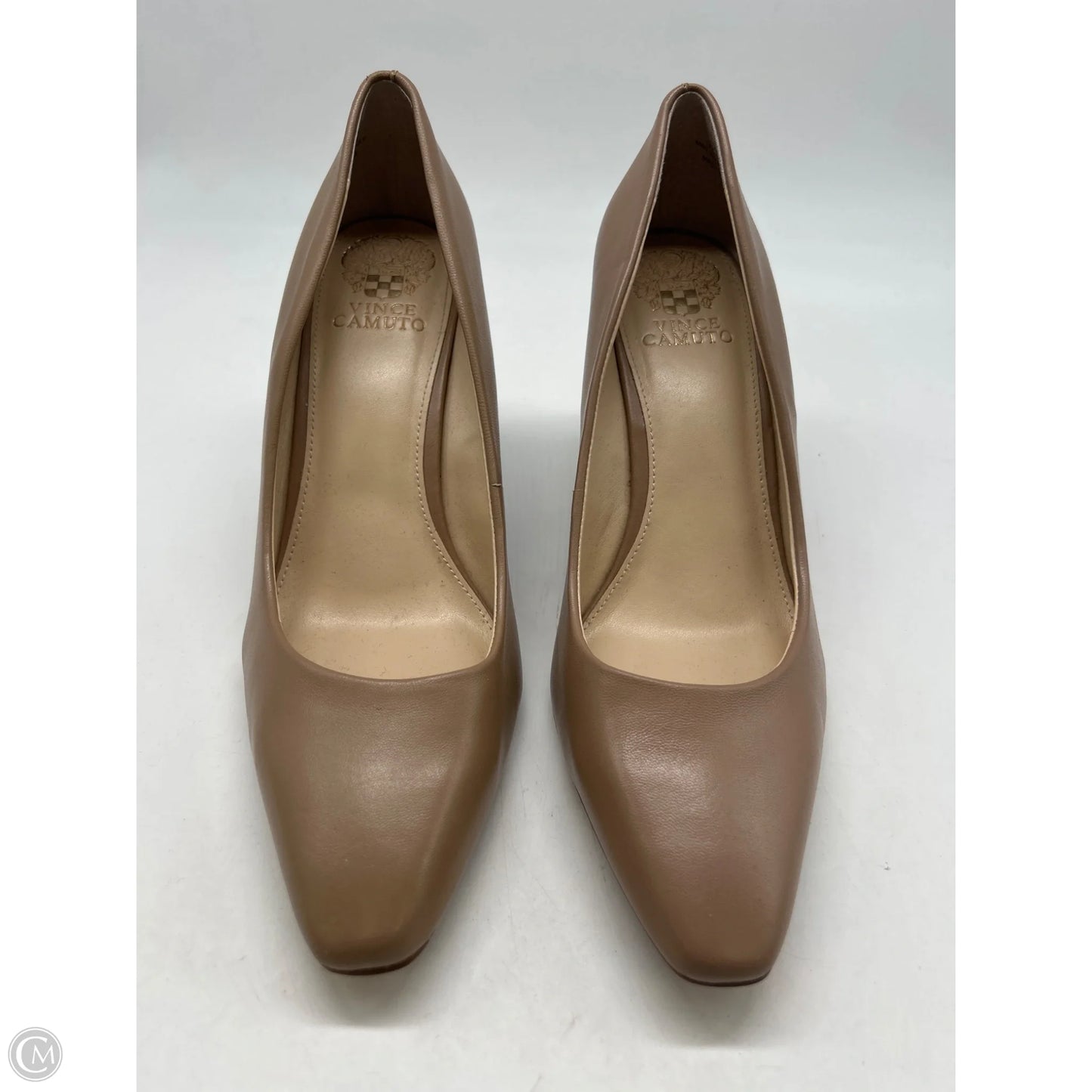 Shoes Heels Wedge By Vince Camuto In Tan, Size: 9.5