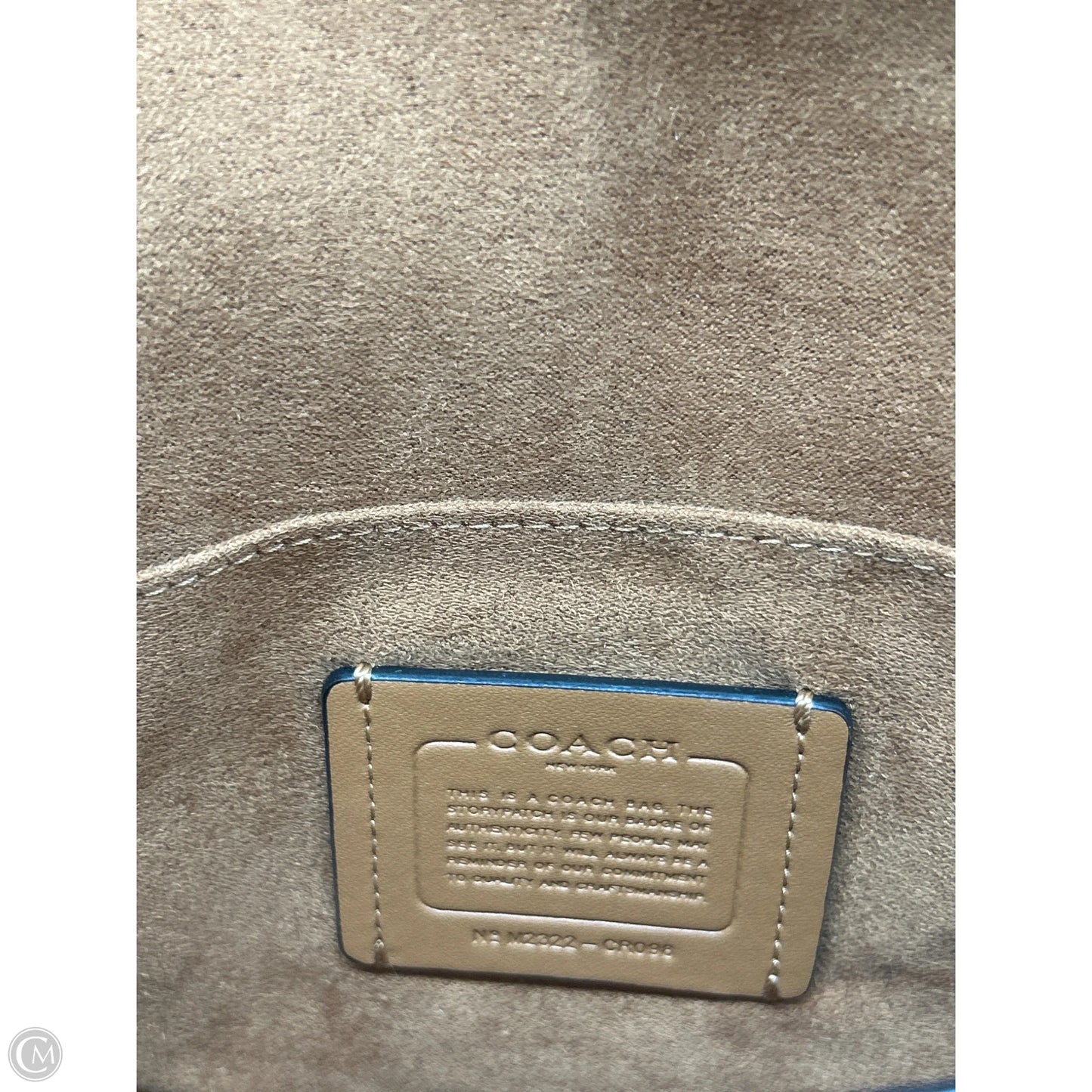 Crossbody Designer By Coach, Size: Large