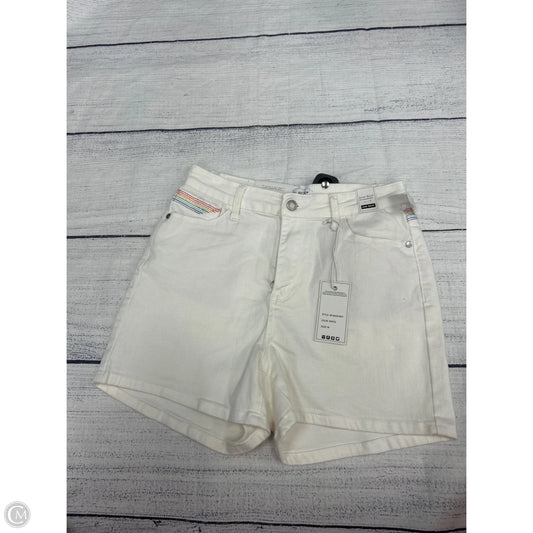 Shorts By Judy Blue In White, Size: M