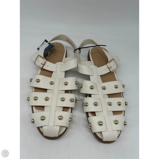 Sandals Flats By Universal Thread In White, Size: 10