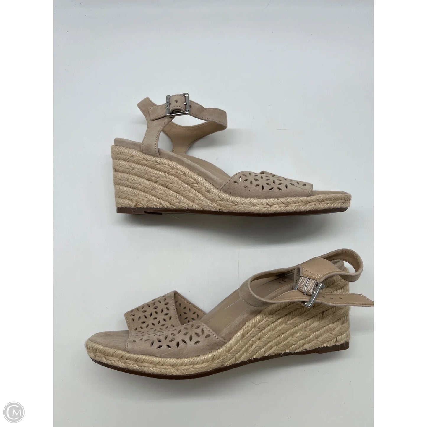 Sandals Heels Wedge By Vionic In Tan, Size: 8