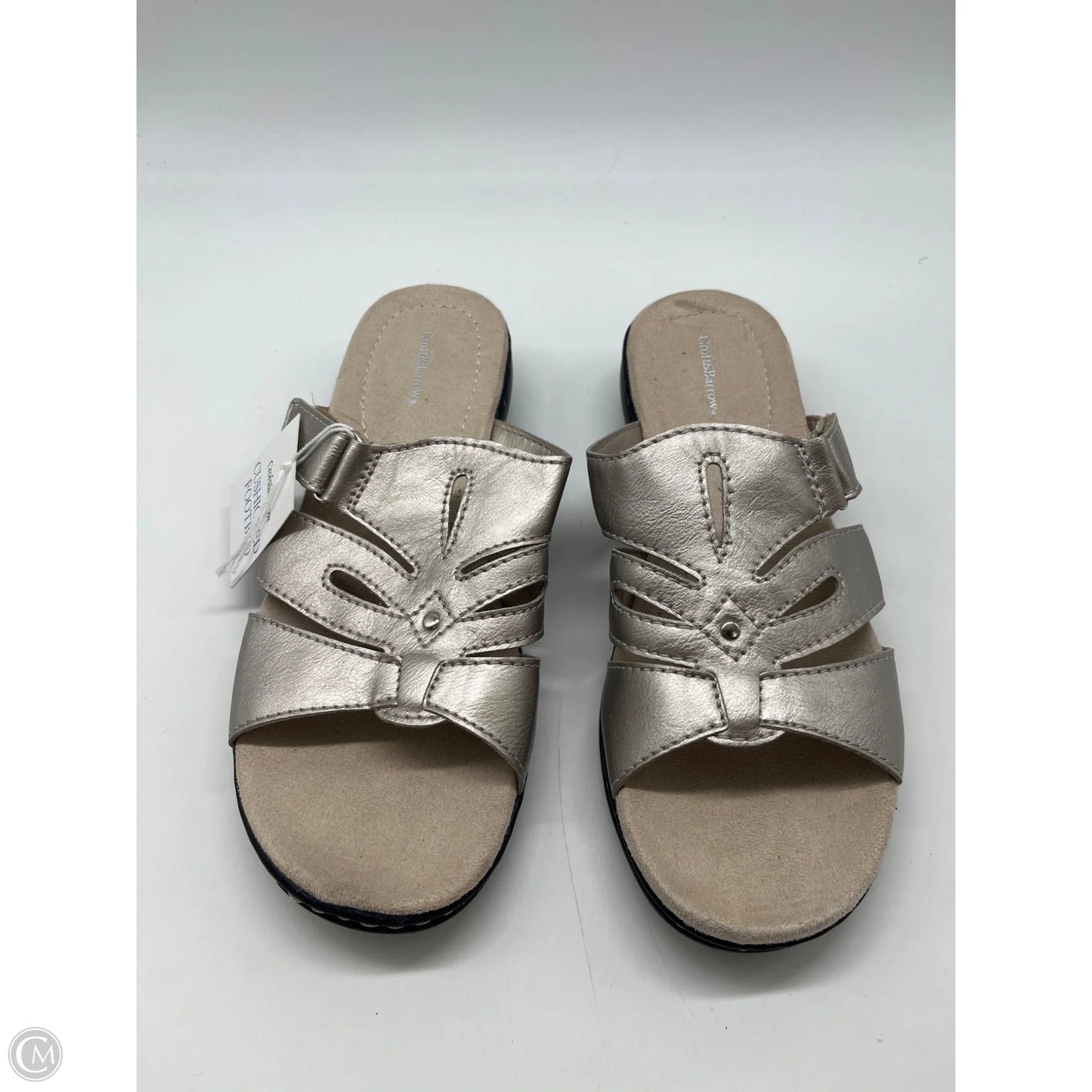Sandals Flats By Croft And Barrow In Gold, Size: 8.5