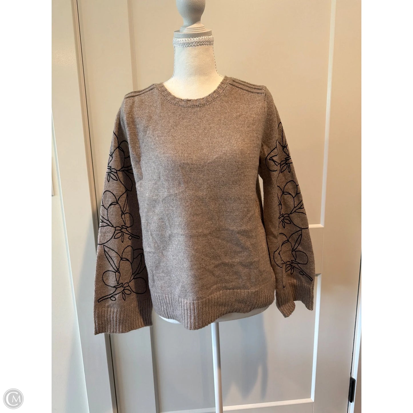 Sweater By T Tahari In Brown, Size: Xs