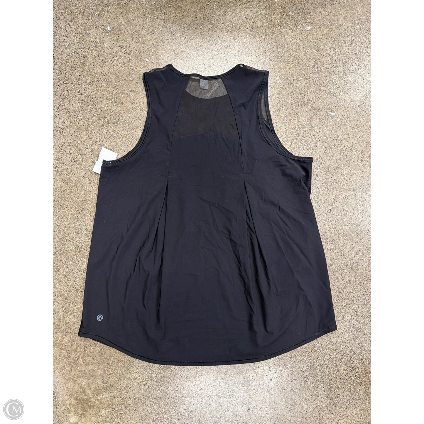 Athletic Tank Top By Lululemon In Black, Size: 10