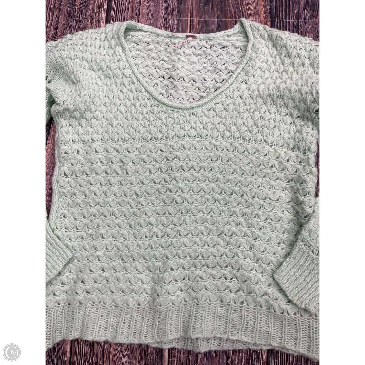 Sweater By Free People In Green, Size: M