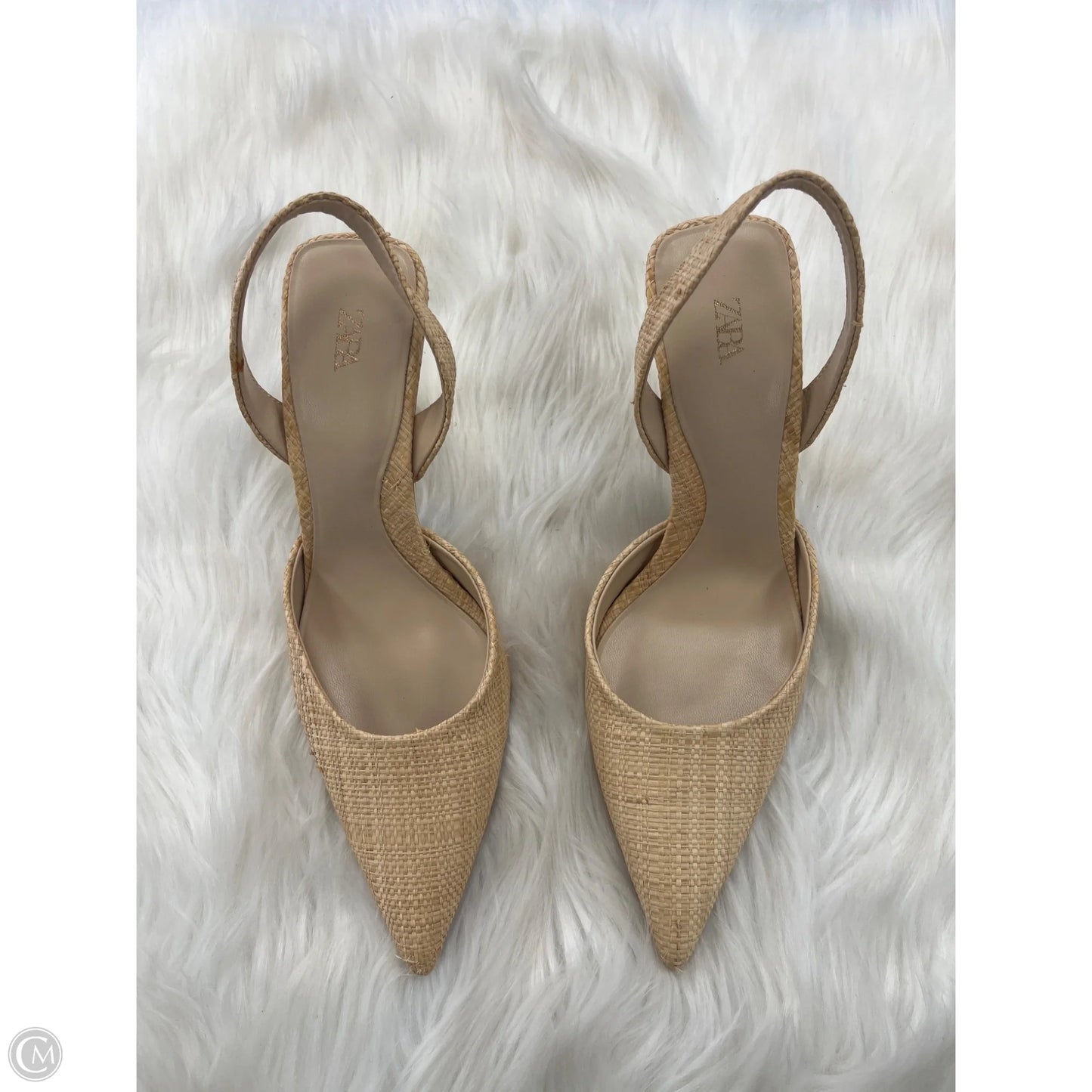 Shoes Heels Stiletto By Zara In Tan, Size: 6.5