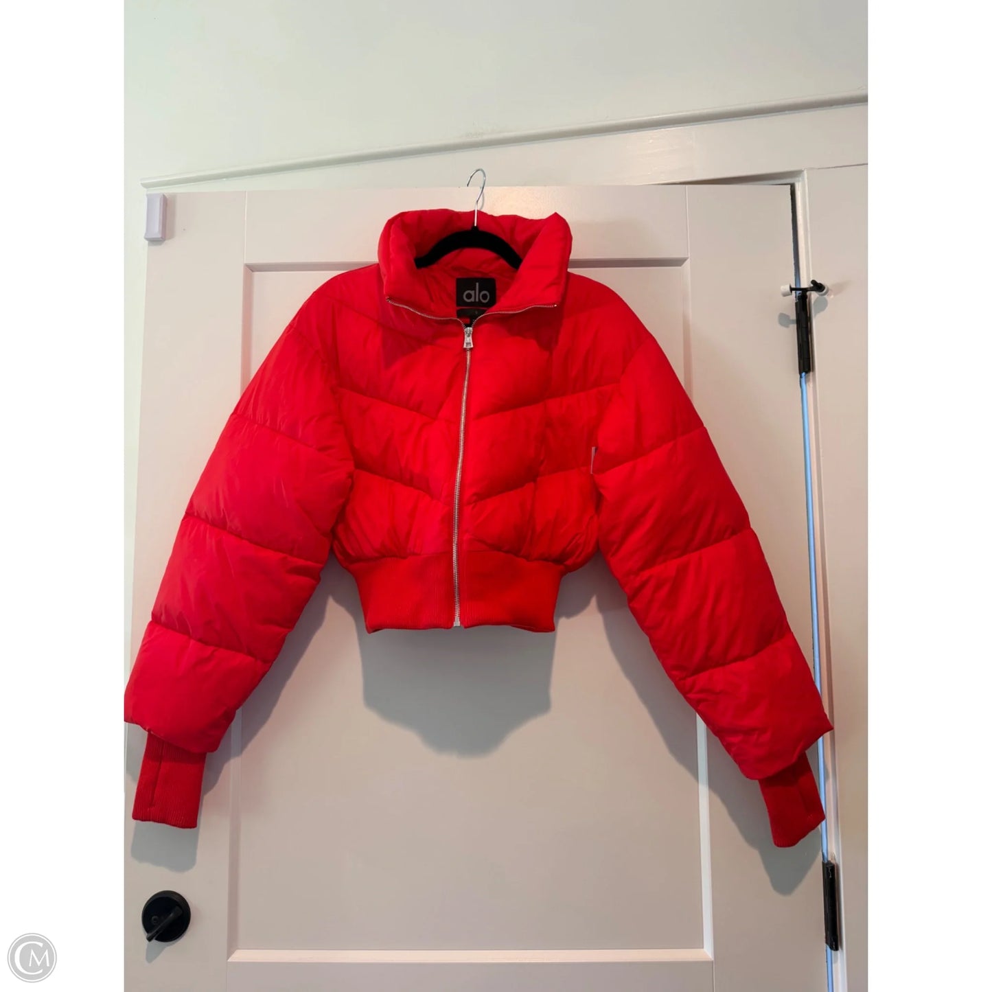 Athletic Jacket By Alo In Red, Size: S