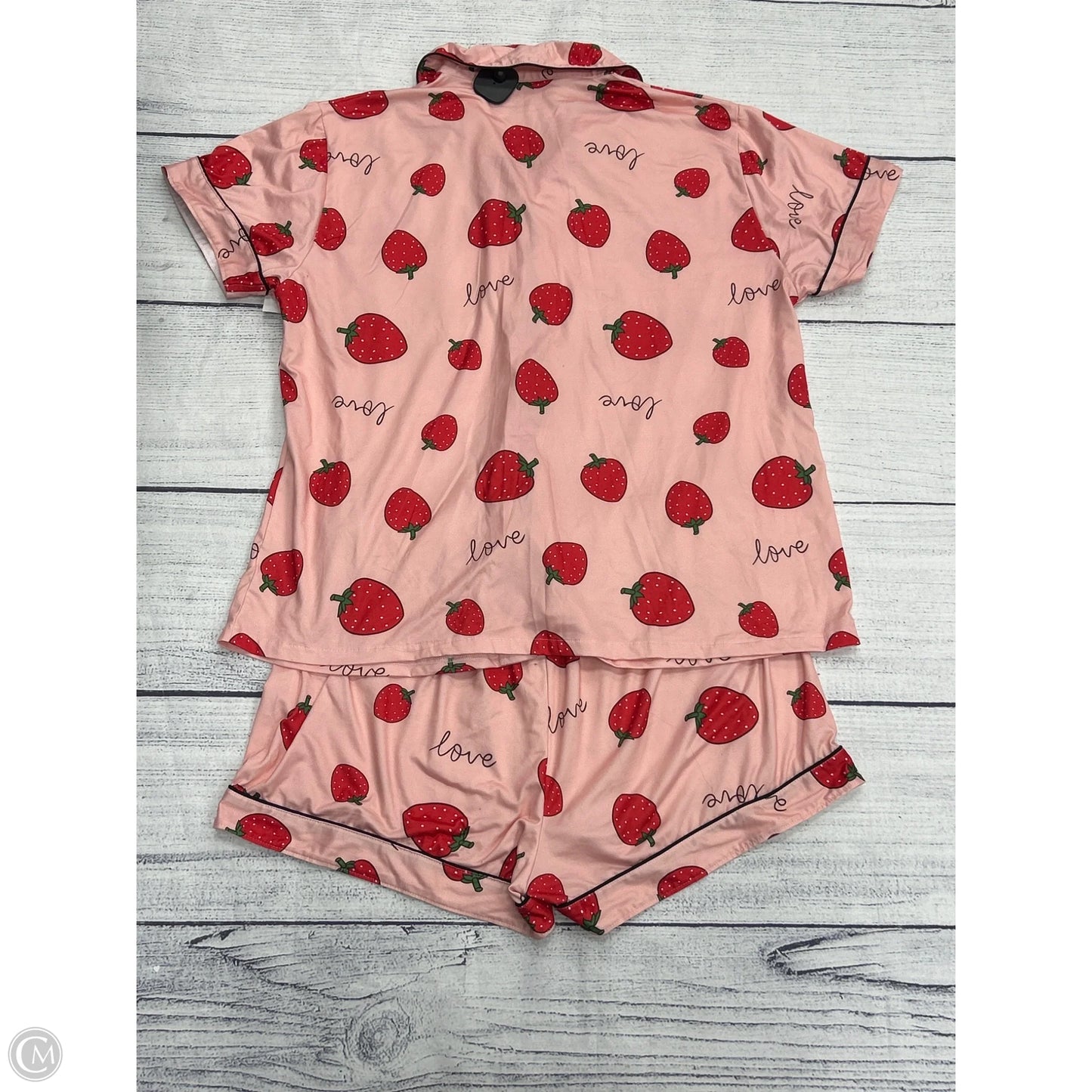 Pajamas 2pc By Clothes Mentor In Pink, Size: 1x
