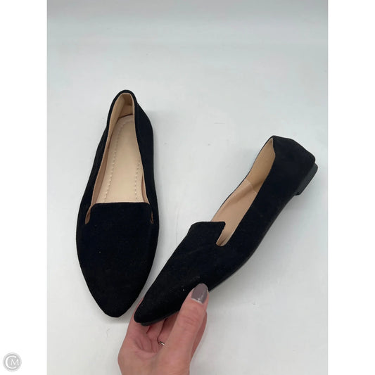 Shoes Flats By Clothes Mentor In Black, Size: 10.5