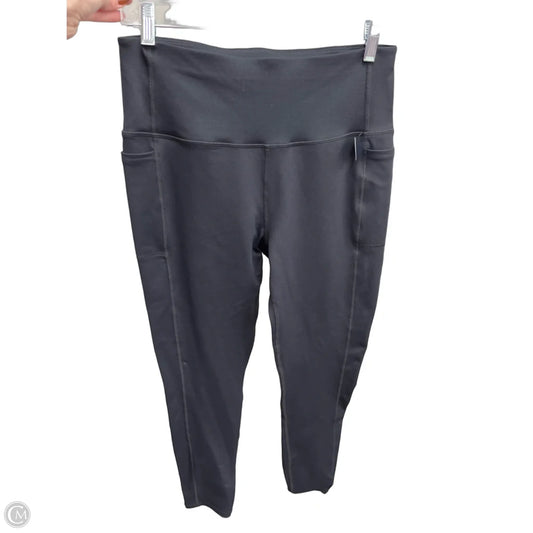 Athletic Leggings By Skechers In Black, Size: L