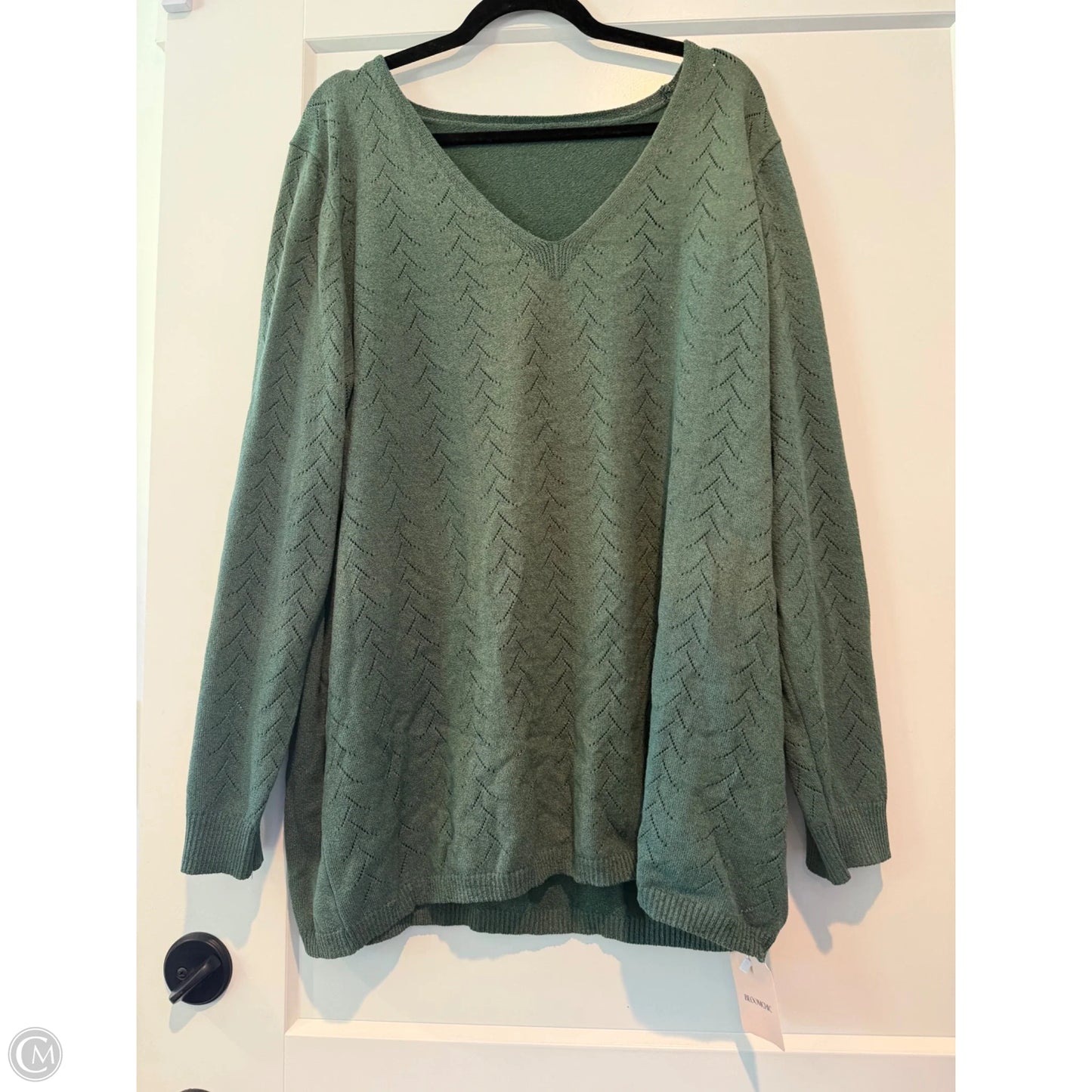 Sweater By Bloomchic In Green, Size: 1x
