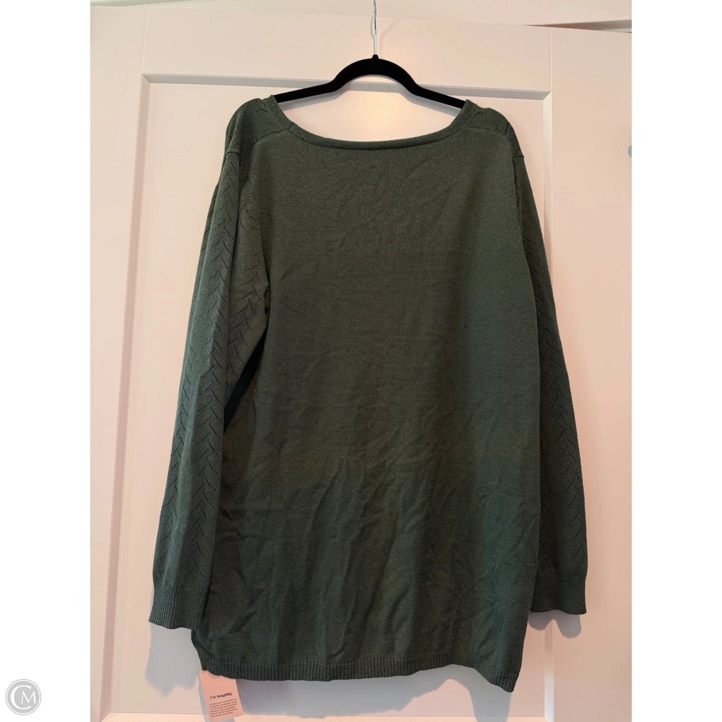 Sweater By Bloomchic In Green, Size: 1x