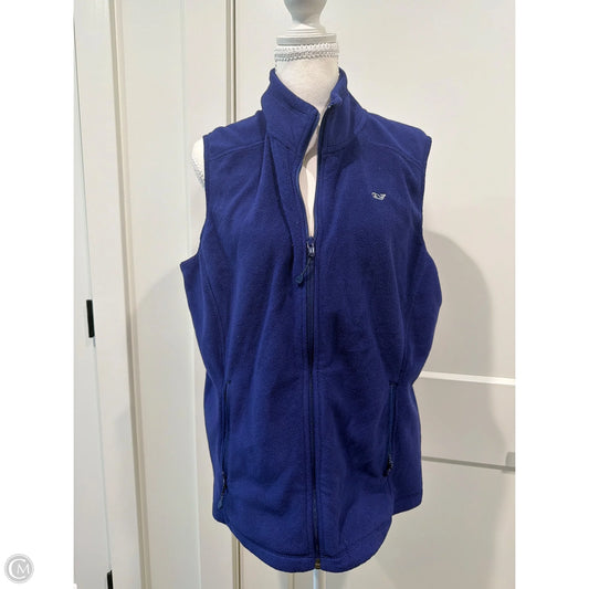 Vest Fleece By Vineyard Vines In Purple, Size: L