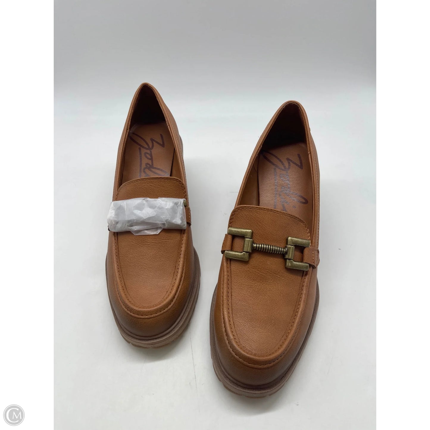Shoes Heels Block By Zodiac In Brown, Size: 8.5