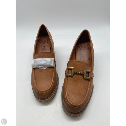 Shoes Heels Block By Zodiac In Brown, Size: 8.5