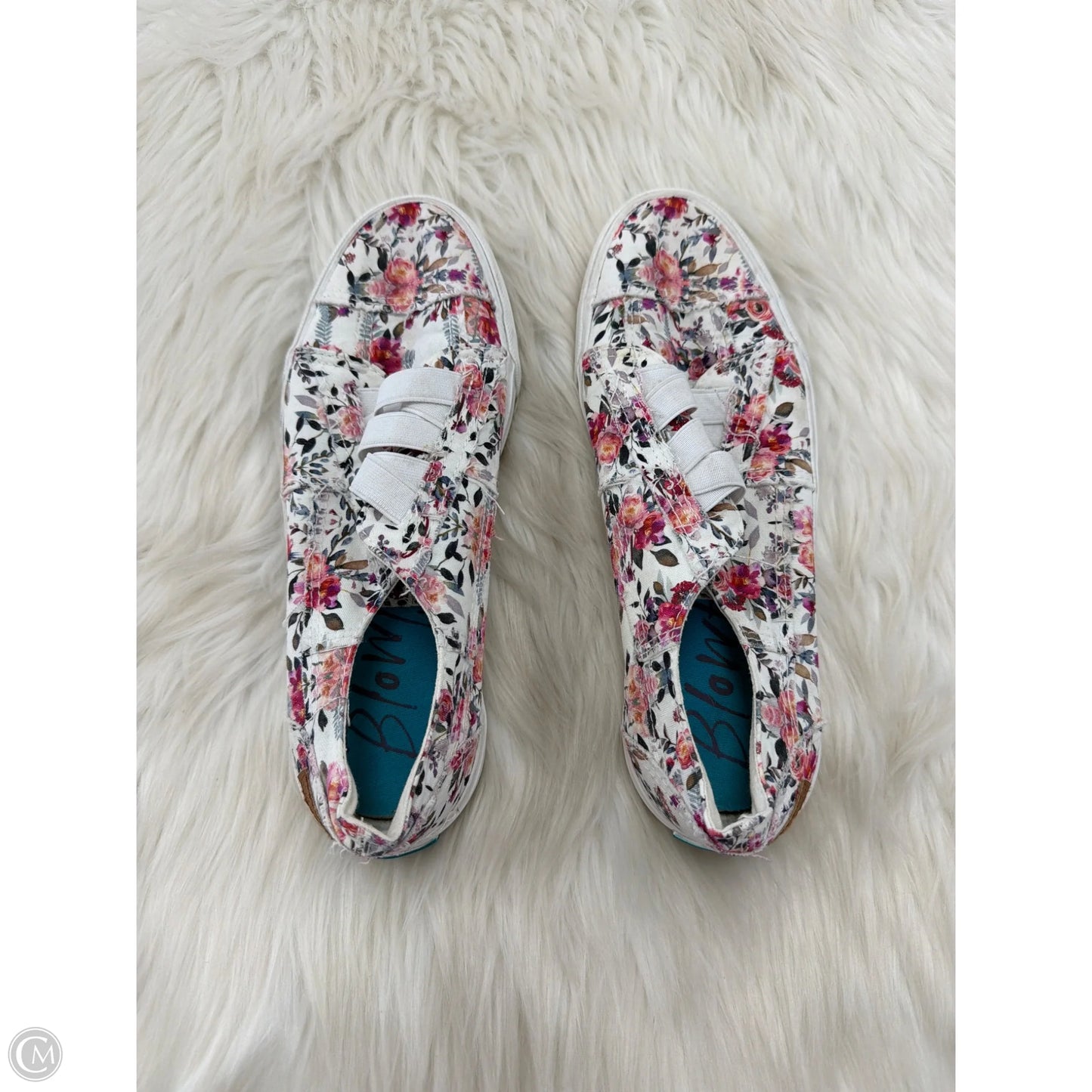 Shoes Sneakers By Roxy In Floral Print, Size: 7.5