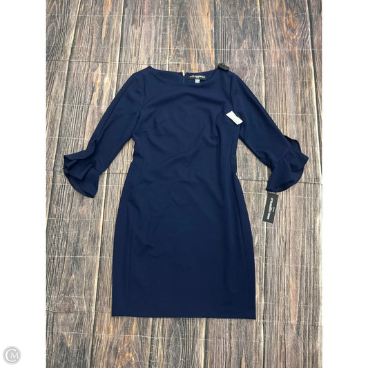 Dress Designer By Karl Lagerfeld In Navy, Size: 8