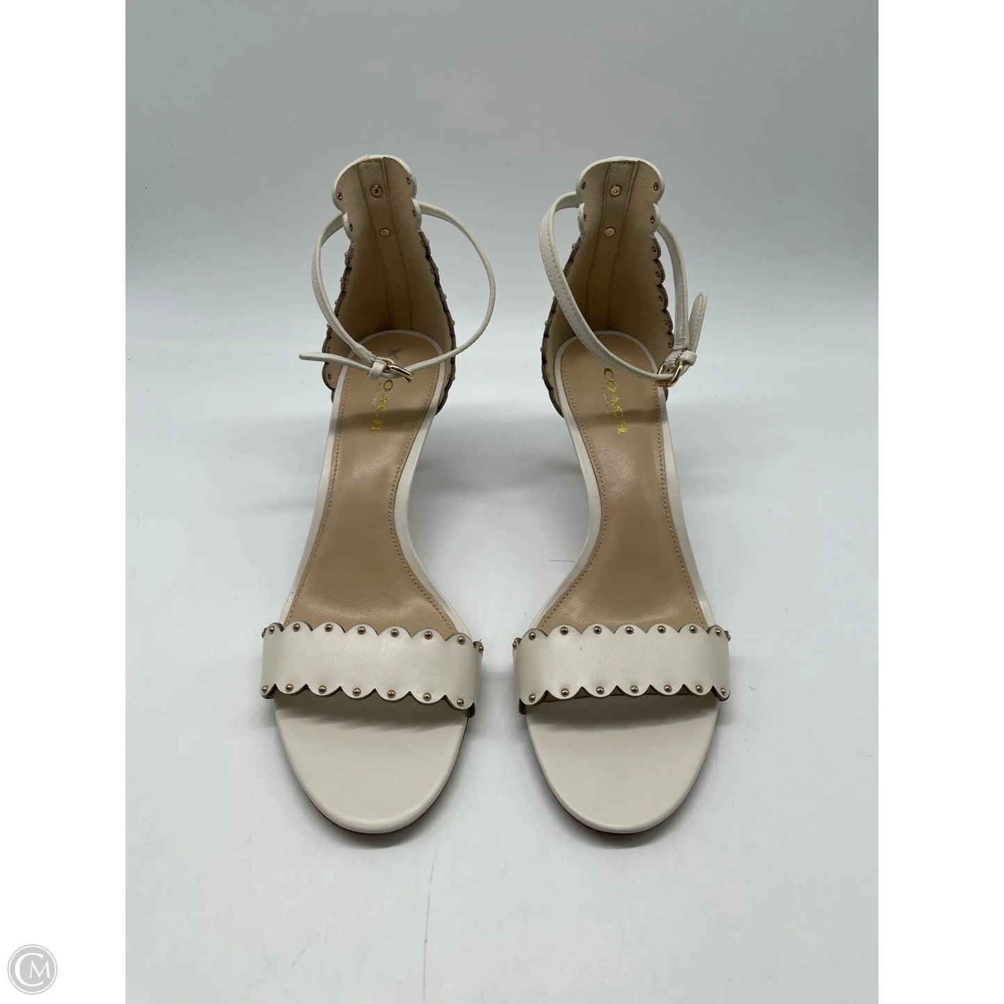 Shoes Designer By Coach In Cream, Size: 7.5