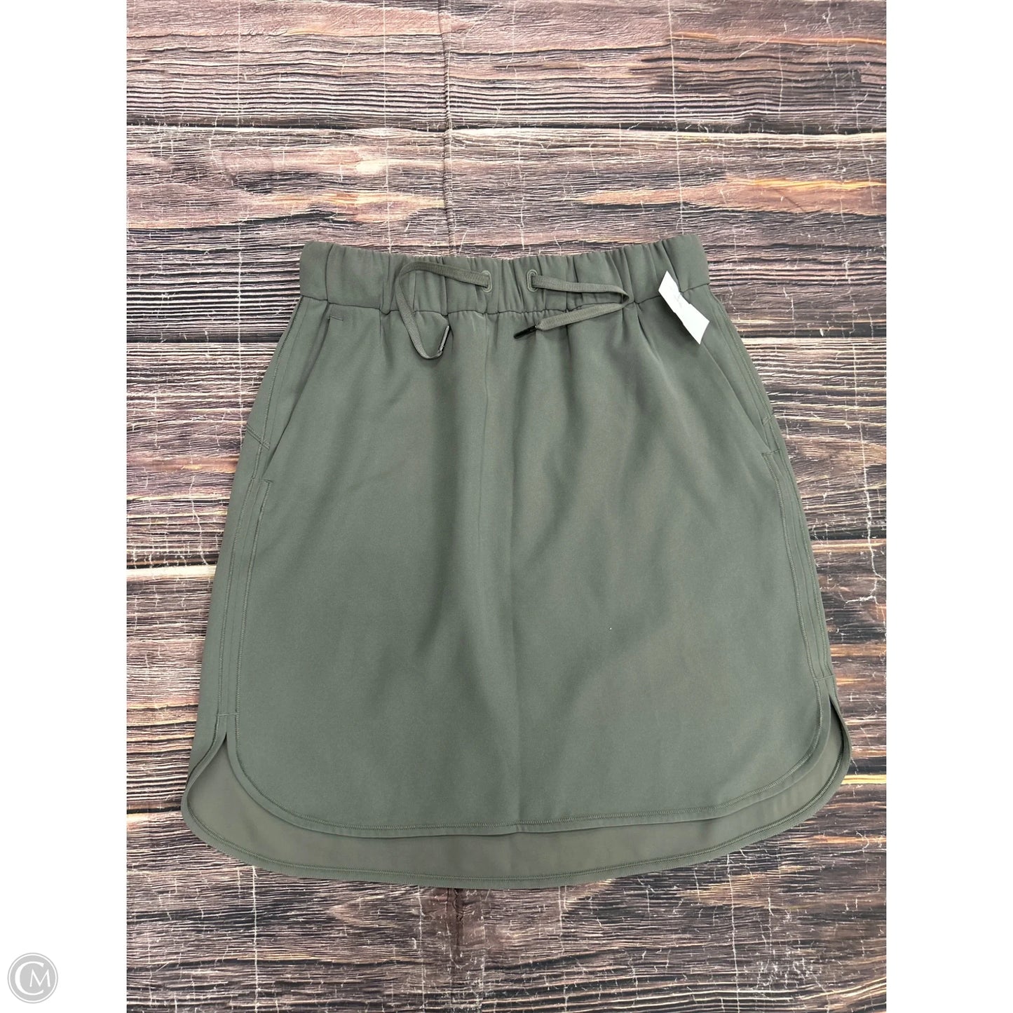 Athletic Skirt By Lululemon In Green, Size: 8