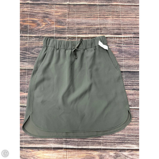Athletic Skirt By Lululemon In Green, Size: 8