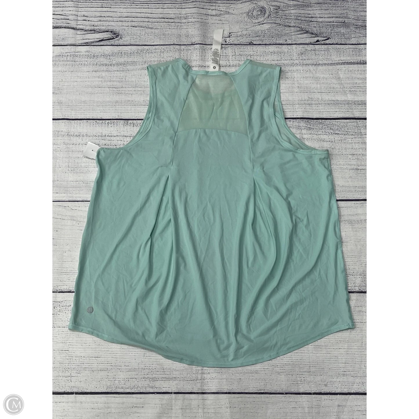 Athletic Tank Top By Lululemon In Teal, Size: 10