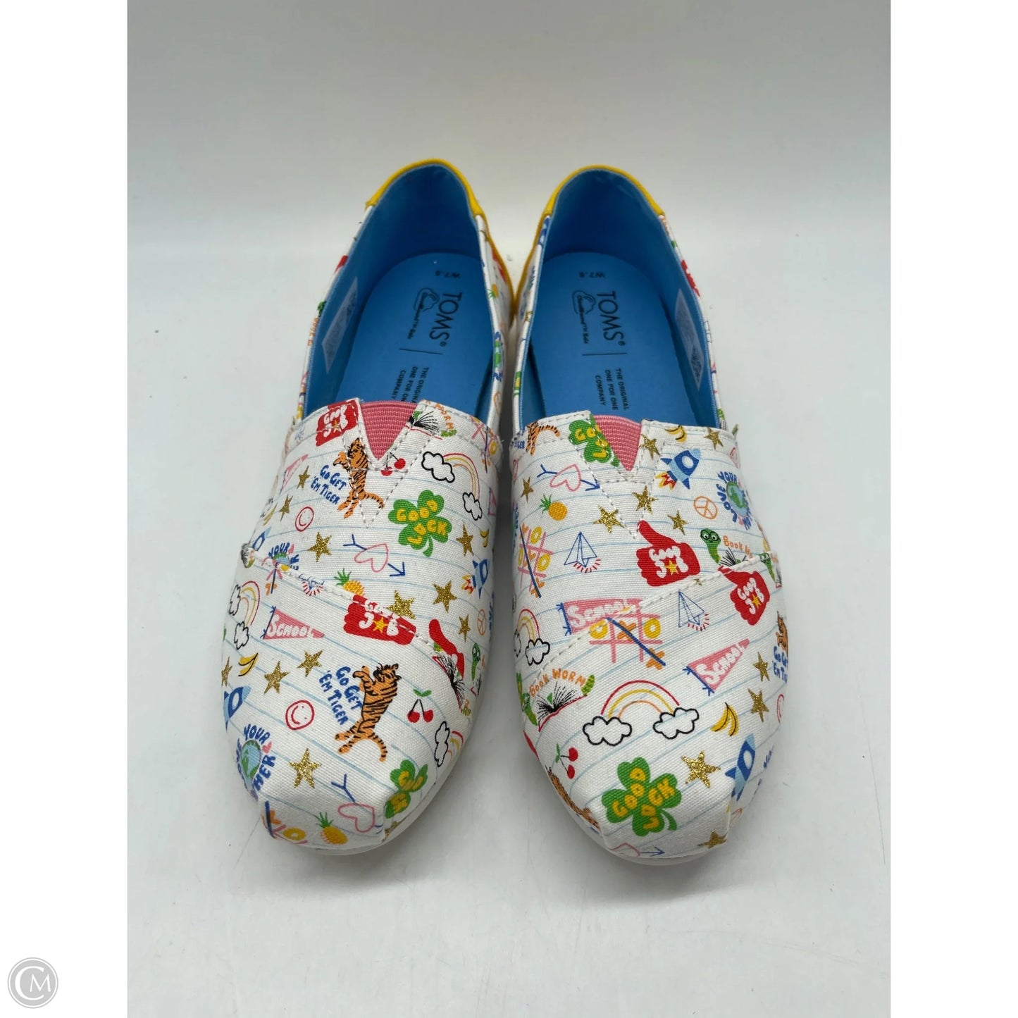Shoes Flats By Toms In White, Size: 7.5