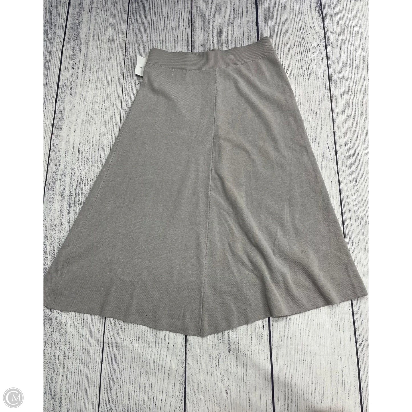 Skirt Midi By Ontwelfth In Grey, Size: Xl