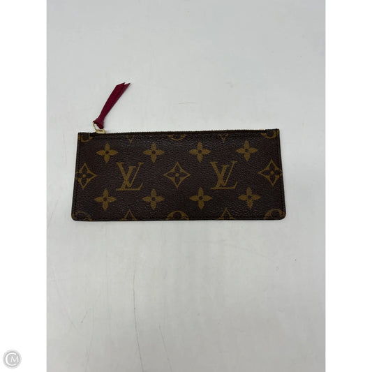 Coin Purse Luxury Designer By Louis Vuitton, Size: Large