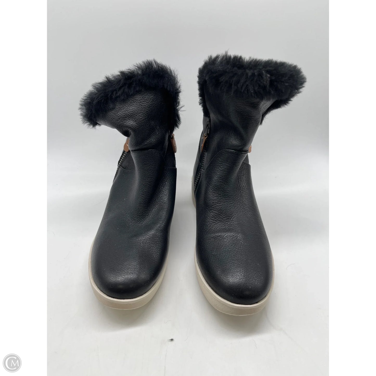 Boots Ankle Flats By Kenneth Cole In Black, Size: 8