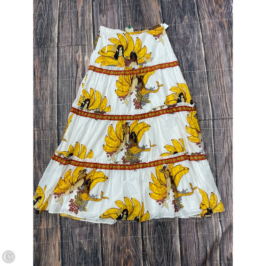 Skirt Maxi By Farm Rio In White, Size: S
