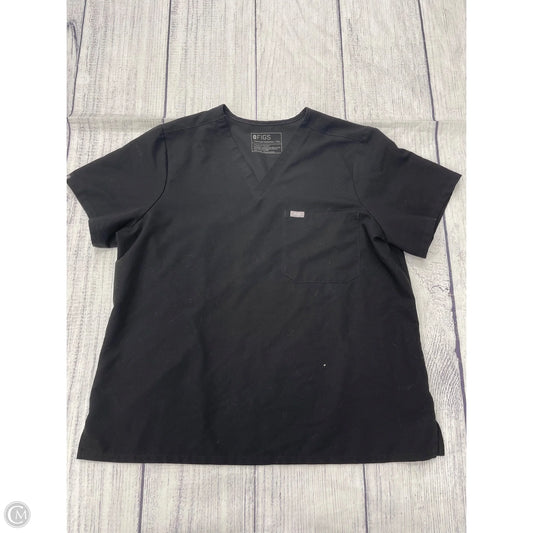 Top Short Sleeve By Clothes Mentor In Black, Size: 1x