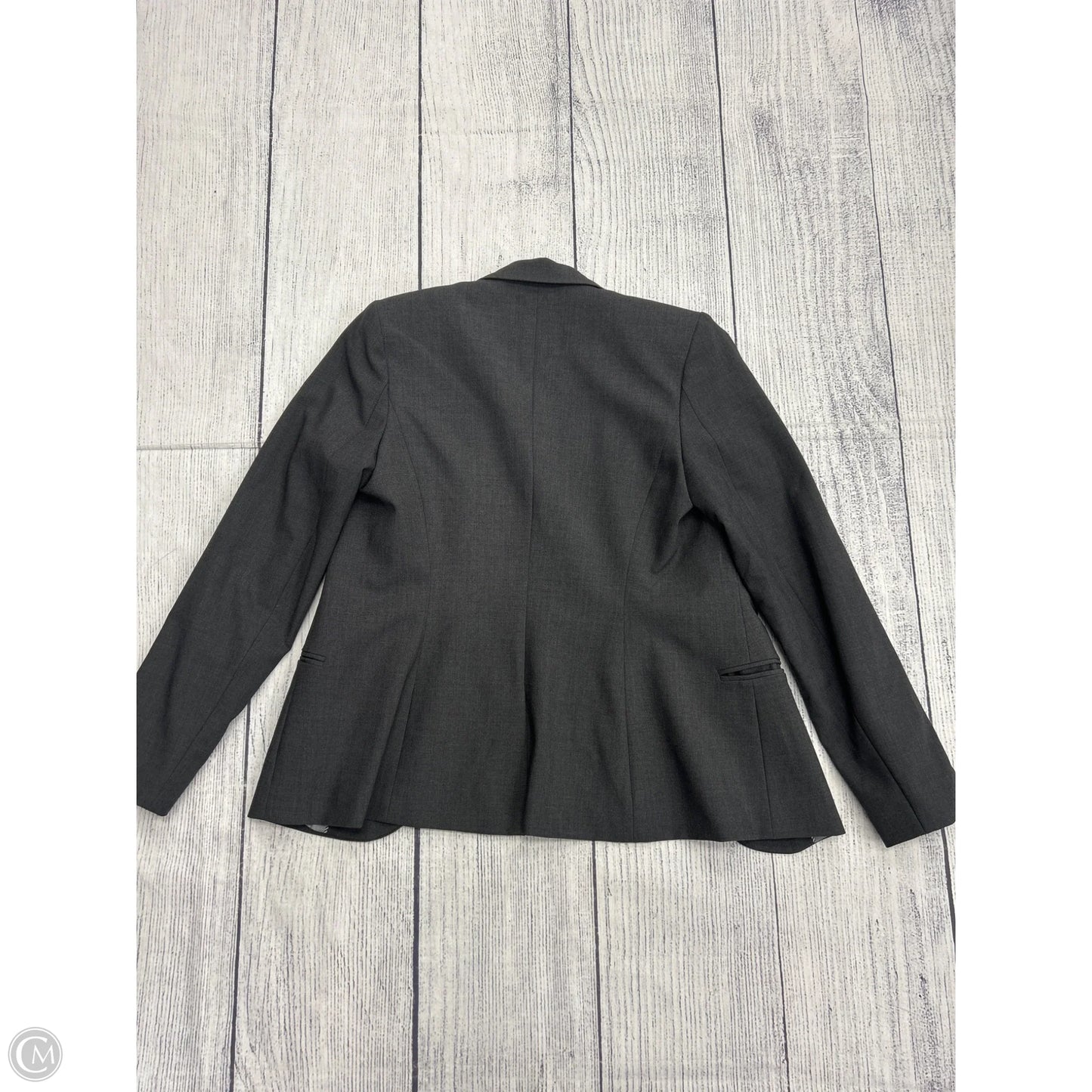 Blazer By Calvin Klein In Grey, Size: 4